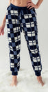 Urban Daizy Cozy Checkered Jogger Style Pajama Pants Ash-Blue Sleepwear Bottom - Women's (UDZ-PT-00127) – alternate view 9