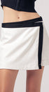 Urban Daizy Asymmetric Waistband Contrast Mini Skirt Black Skirt - Women's (UDZ-SK-00126) – alternate view 2