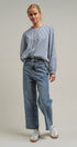Wide Leg High Waist Denim Jeans in DENIM - Women's Straight Jeans | Urban Daizy