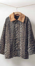 Urban Daizy Corduroy Collar Leopard Print Jacket Leopard Jacket - Women's (UDZ-KN-00652)