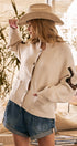 Western Horse Intarsia Cardigan