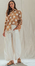 Polka Dot Button Shirt in TAUPE - Women's Tops | Urban Daizy