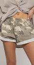 Urban Daizy Spring Elastic Waist Cuffed Print Shorts Camo Shorts - Women's (UDZ-PT-00320) – alternate view 16