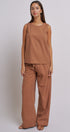 Minimal Muse Linen Sleeveless Top in BROWN - Women's Fashion | Urban Daizy