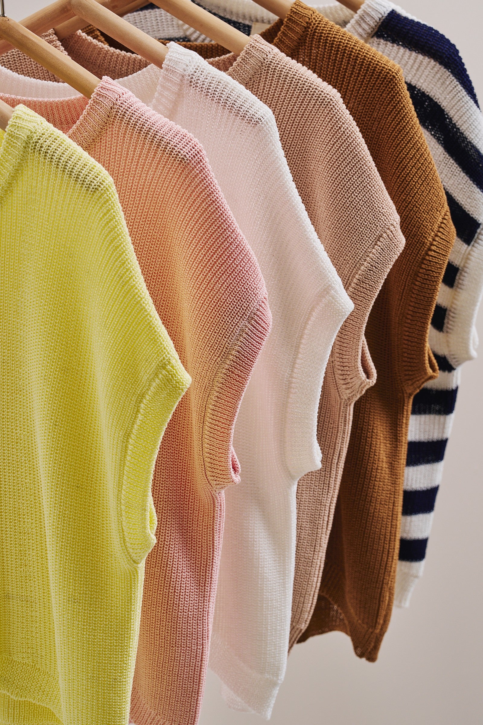 Boxy Fit Viscose Knit Top