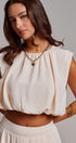 Boho Desert Drape Sleeveless Blouse - Women's Tops | Urban Daizy