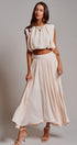 Boho Desert Drape Sleeveless Blouse - Women's Tops | Urban Daizy