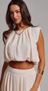 Boho Desert Drape Sleeveless Blouse - Women's Tops | Urban Daizy