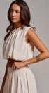 Boho Desert Drape Sleeveless Blouse - Women's Tops | Urban Daizy