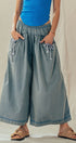 Easy Motion Wide-Leg Pants  in BLUE - Women's Pants | Urban Daizy