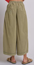 Easy Motion Wide-Leg Pants  in OLIVE - Women's Pants | Urban Daizy