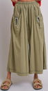 Easy Motion Wide-Leg Pants  in OLIVE - Women's Pants | Urban Daizy