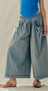 Easy Motion Wide-Leg Pants  in BLUE - Women's Pants | Urban Daizy