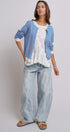 Daisy Whisper Sleeveless Ruffle Top in WHITE - Women's Tops | Urban Daizy