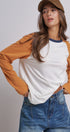 All-Star Vintage Baseball Tee in ORANGE - Women's Tops | Urban Daizy
