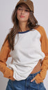 All-Star Vintage Baseball Tee in ORANGE - Women's Tops | Urban Daizy
