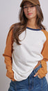 All-Star Vintage Baseball Tee in ORANGE - Women's Tops | Urban Daizy