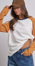 All-Star Vintage Baseball Tee in ORANGE - Women's Tops | Urban Daizy