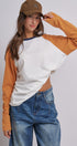 All-Star Vintage Baseball Tee in ORANGE - Women's Tops | Urban Daizy