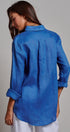 Classic Chic Button-Down Shirt in BLUE - Women's Tops | Urban Daizy