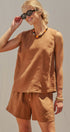 Coastal Ease Linen Shorts - Women's Pants | Urban Daizy