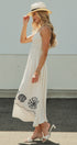 Santorini Shores Midi Dress in WHITE - Women's Dresses | Urban Daizy