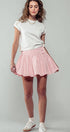 Urban Daizy Gingham Side-Button Mini Skirt Blue Skirt - Women's (UDZ-SK-00153) – alternate view 20