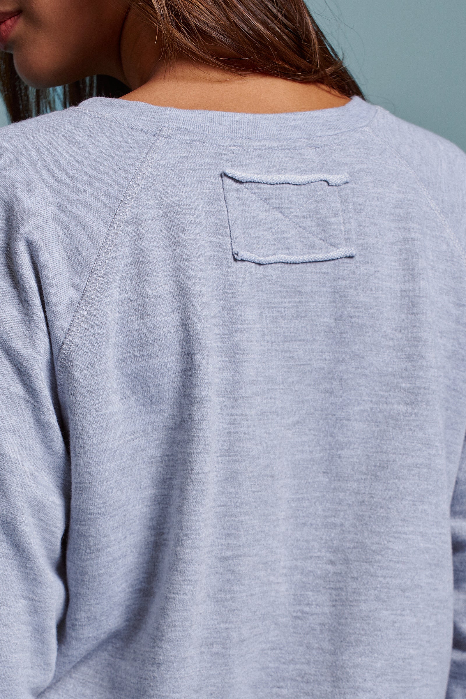 Cropped USA Flag Graphic Sweatshirt