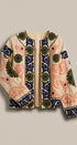 Suzani Embroidered Cotton Jacket with Floral Scroll - Women's Jackets & Blazers | Urban Daizy