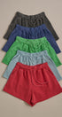 Cotton Blend Knit Lounge Shorts With Elastic Waistband | wholesale pants | Urban Daizy