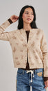Western Cowboy Print Button Front Cardigan Sweater in KHAKI - Women's Cardigans & Shrugs | Urban Daizy