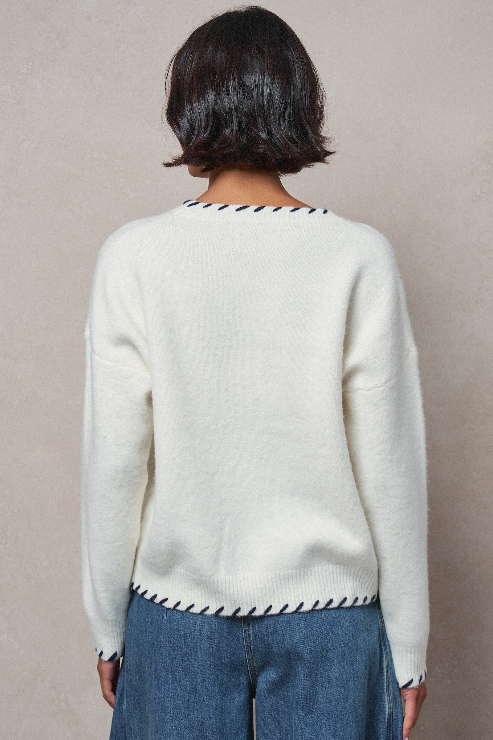 Lighthouse Knit Sweater in IVORY - Women's Sweaters | Urban Daizy