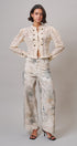 Ivory Lace Military Button Jacket in IVORY - Women's Jackets & Blazers | Urban Daizy