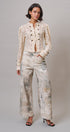 Ivory Lace Military Button Jacket in IVORY - Women's Jackets & Blazers | Urban Daizy