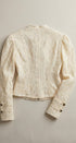 Ivory Lace Military Button Jacket - Women's Jackets & Blazers | Urban Daizy