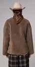 Cozy Boxy Shearling Jacket with Suede Pockets in BROWN - Women's Jackets & Blazers | Urban Daizy
