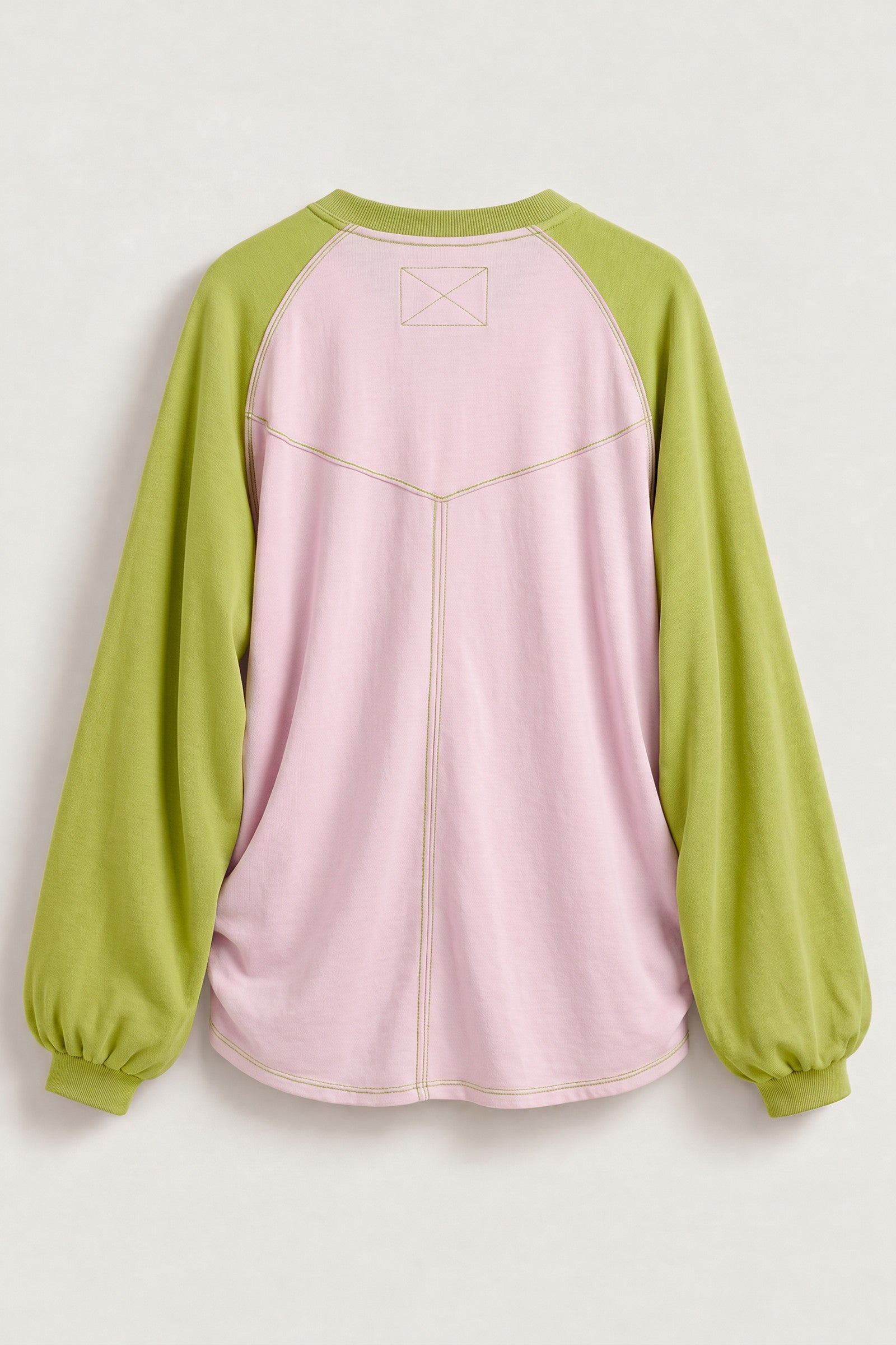 Off Duty Colorblock Raglan Tee in AVOCADO - Women's T-Shirts & Polos | Urban Daizy
