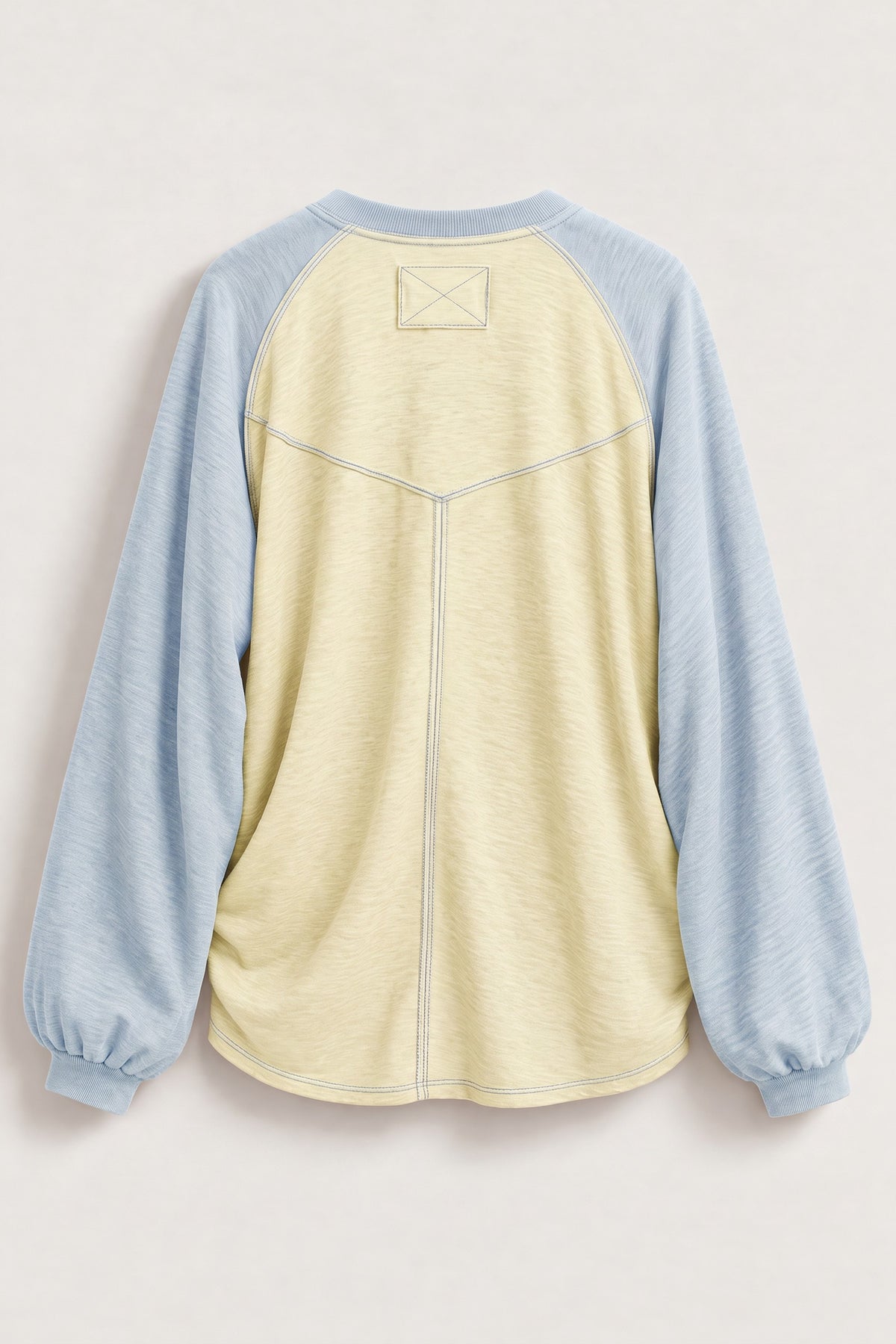 Off Duty Colorblock Raglan Tee in BLUE - Women's T-Shirts & Polos | Urban Daizy