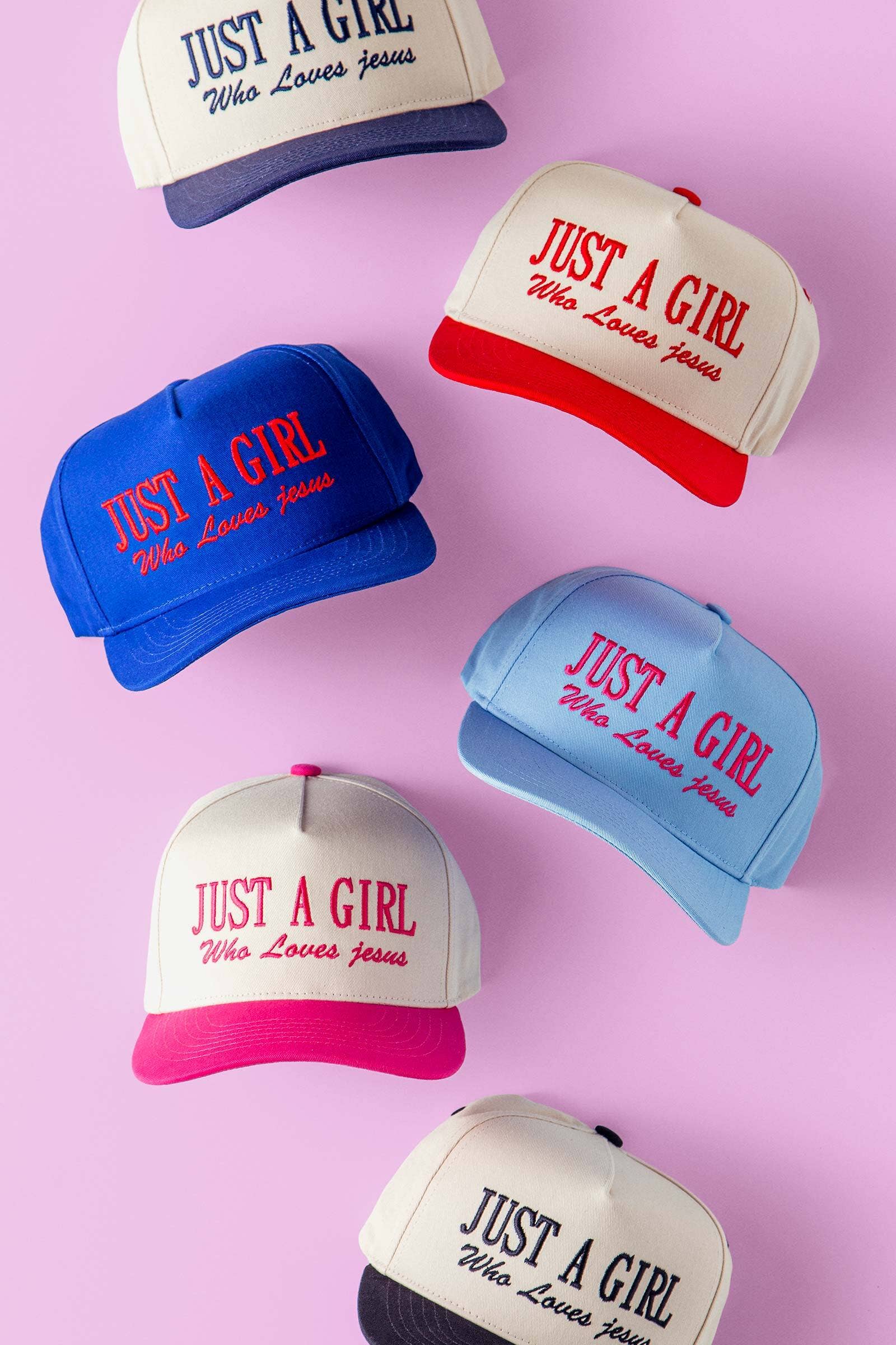Just a Girl Who Loves Jesus Embroidered Cap