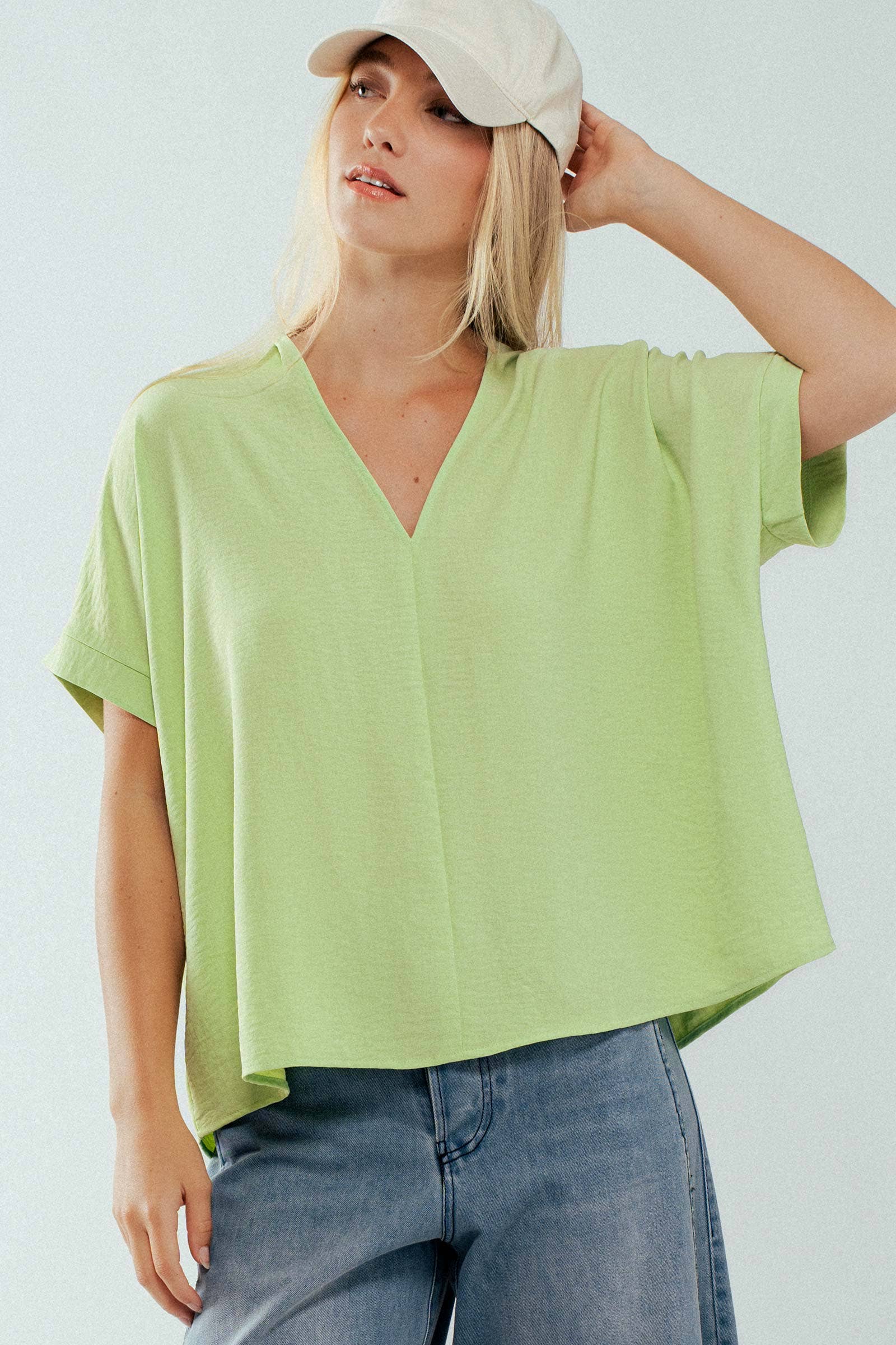 Breezy Airflow V-Neck Top