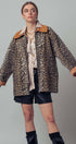Urban Daizy Corduroy Collar Leopard Print Jacket Leopard Jacket - Women's (UDZ-KN-00652) – alternate view 10