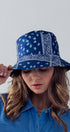 Urban Daizy Paisley Print Spring Fashion Bucket Hat Black Bucket Hat - Women's (UDZ-AC-00049) – alternate view 7