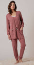 Urban Daizy Pointelle Knit Lace-Trim Pocket Cardigan Cocoa Cardigan - Women's (UDZ-KN-01037) – alternate view 7