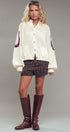 Western Horse Intarsia Cardigan
