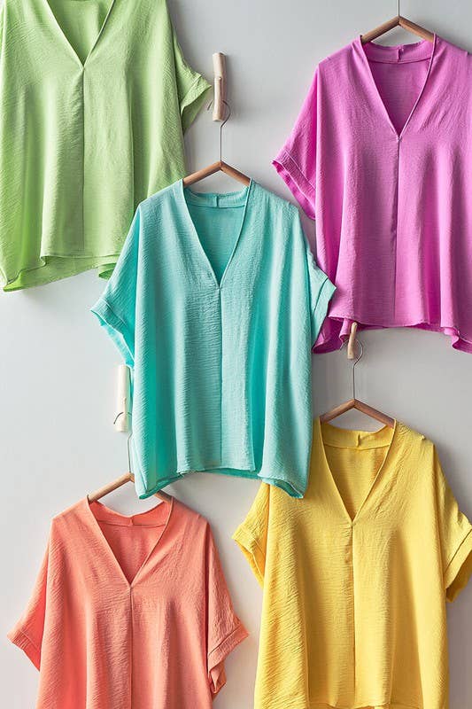 Breezy Airflow V-Neck Top