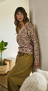 Leopard Print V-Neck Knit Sweater in LEOPARD - Women's Sweaters | Urban Daizy