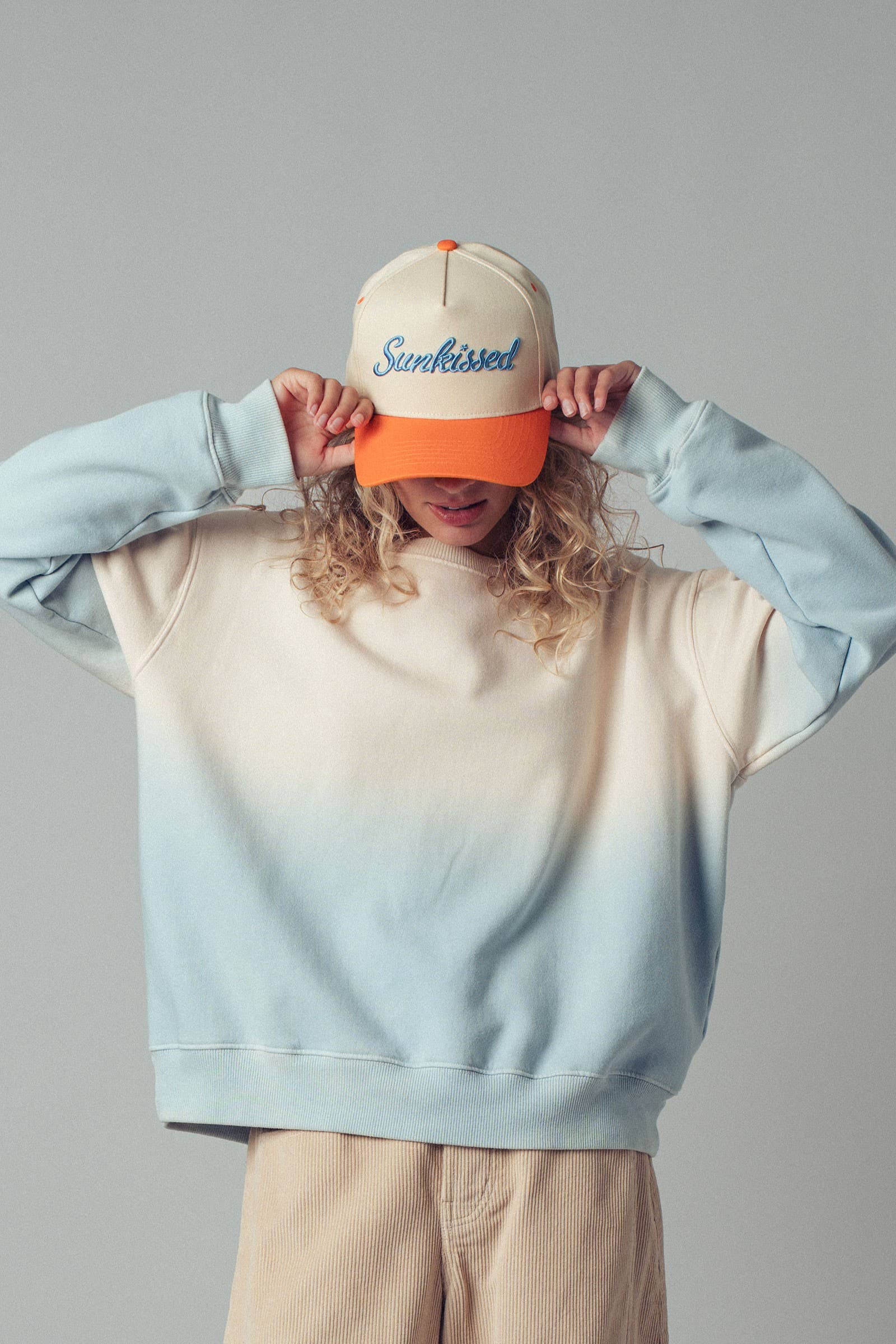 Sunkissed Embroidered Two-Tone Trucker Cap