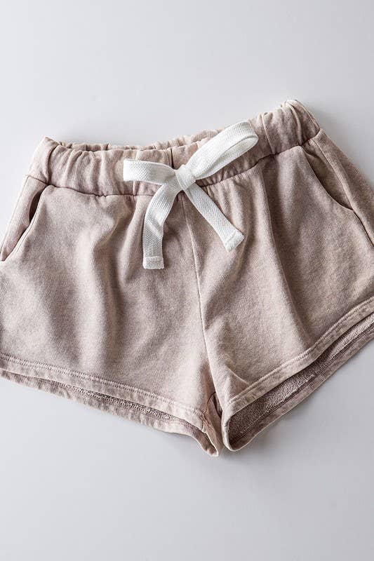 Cozy French Terry Drawstring Casual Lounge Athletic Shorts