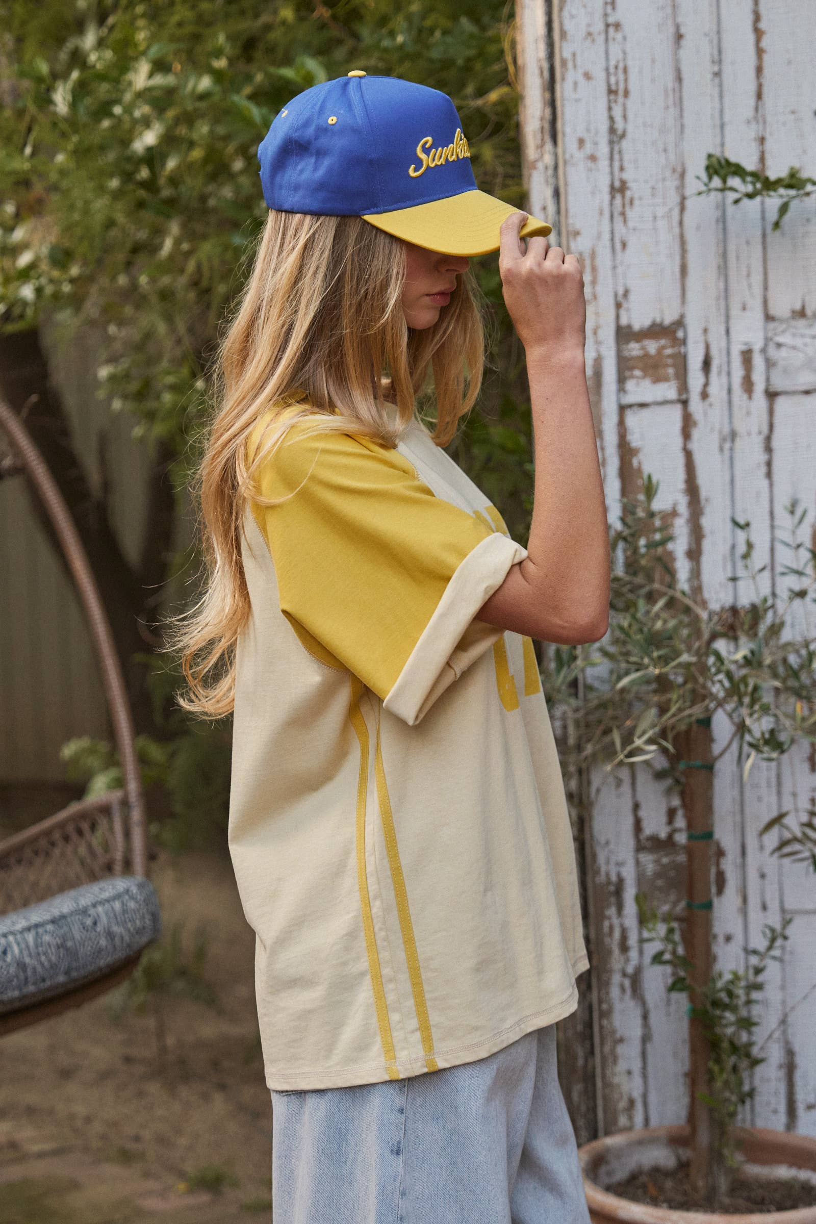 Sunkissed Embroidered Two-Tone Trucker Cap