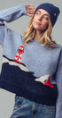 Urban Daizy Nautical Lighthouse Knit Sweater Blue Knit Sweater - Women's (UDZ-KN-00657) – alternate view 3